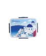 Santorini Design Lunch Box with Compartments & Cutlery