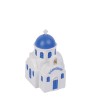  Santorini Blue-Domed Church Ornament