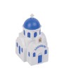  Santorini Blue-Domed Church Ornament