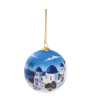 Glass Christmas Ornament – Santorini