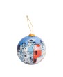 Glass Christmas Ornament – Santorini