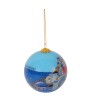Glass Christmas Ornament – Santorini