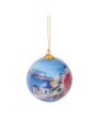 Glass Christmas Ornament – Santorini